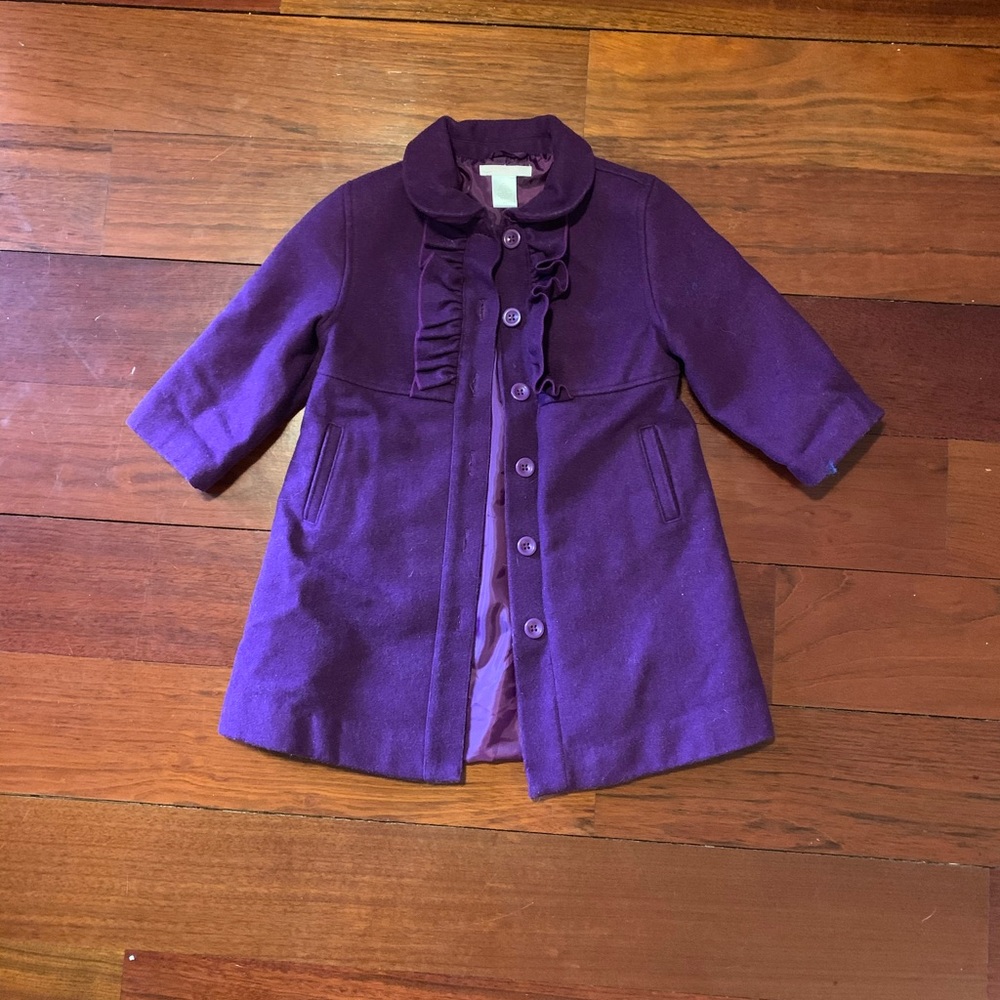 Janie and Jack Girl’s pea coat